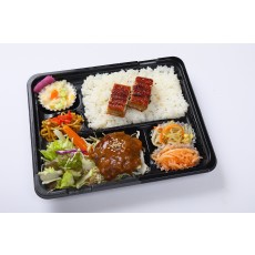 OUハンバーグ×うなぎ弁当